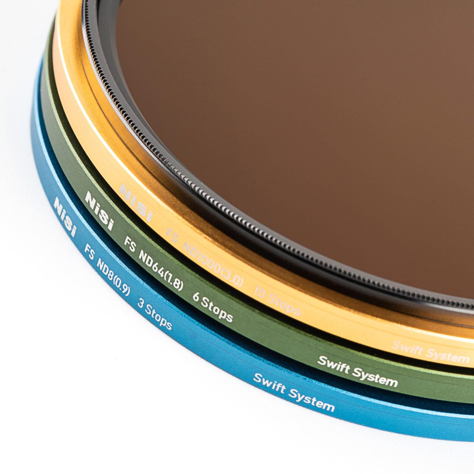 NiSi 67mm-82mm Swift FS ND Filter Kit - ND8 (3 Stop), ND64 (6 Stop) and ND1000 (10 Stop) - 82mm Press-On Neutral Density Filters with 67mm/72mm/77mm/82mm Thread Adapters 5