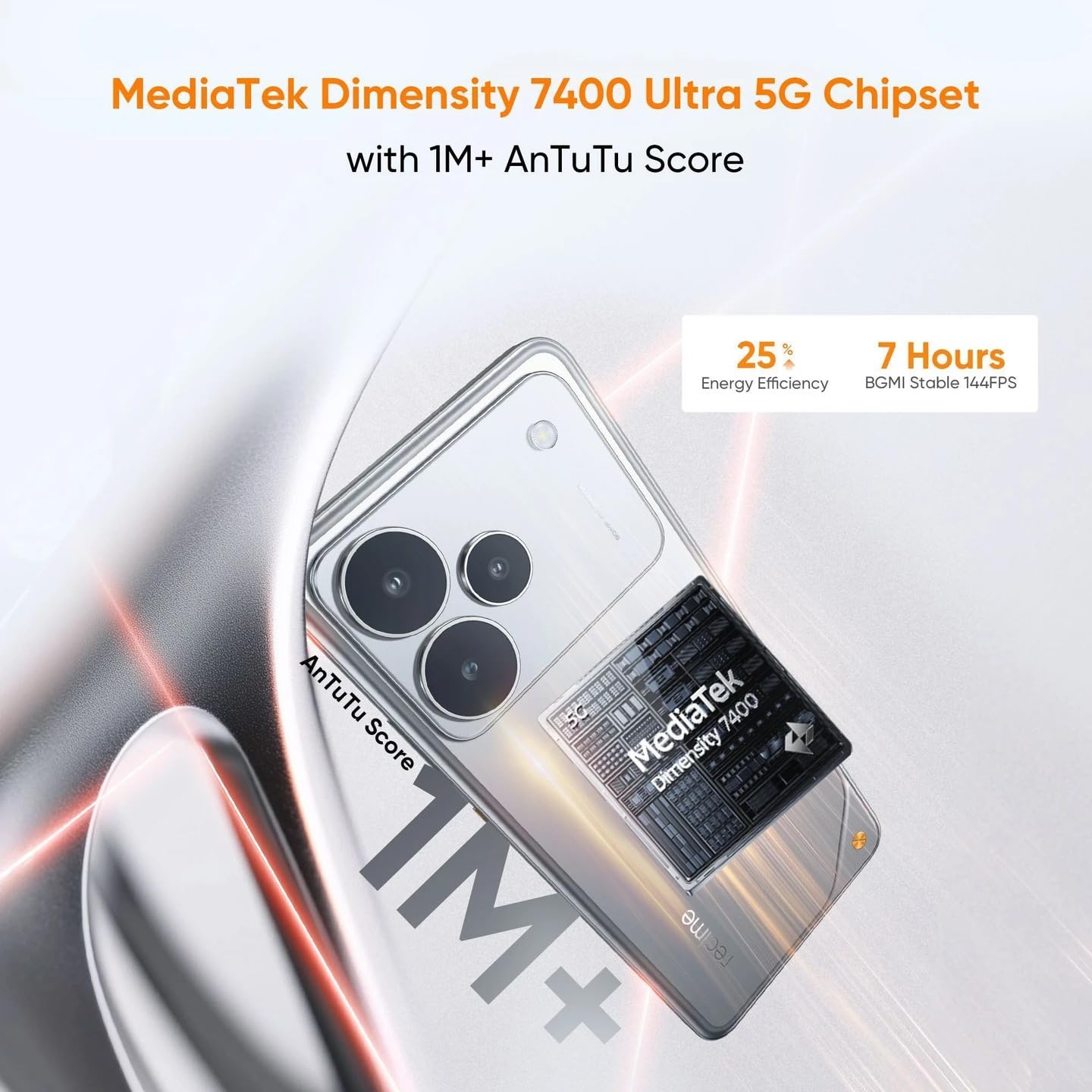 realme P4 5G (Engine Blue, 8GB RAM, 128GB Storage) | MediaTek Dimensity 7400 Octa-Core Processor | 50MP + 8MP AI Dual Camera | 16MP Front Camera | 6.77-inch FHD+ Flexible AMOLED 120Hz Display | 6