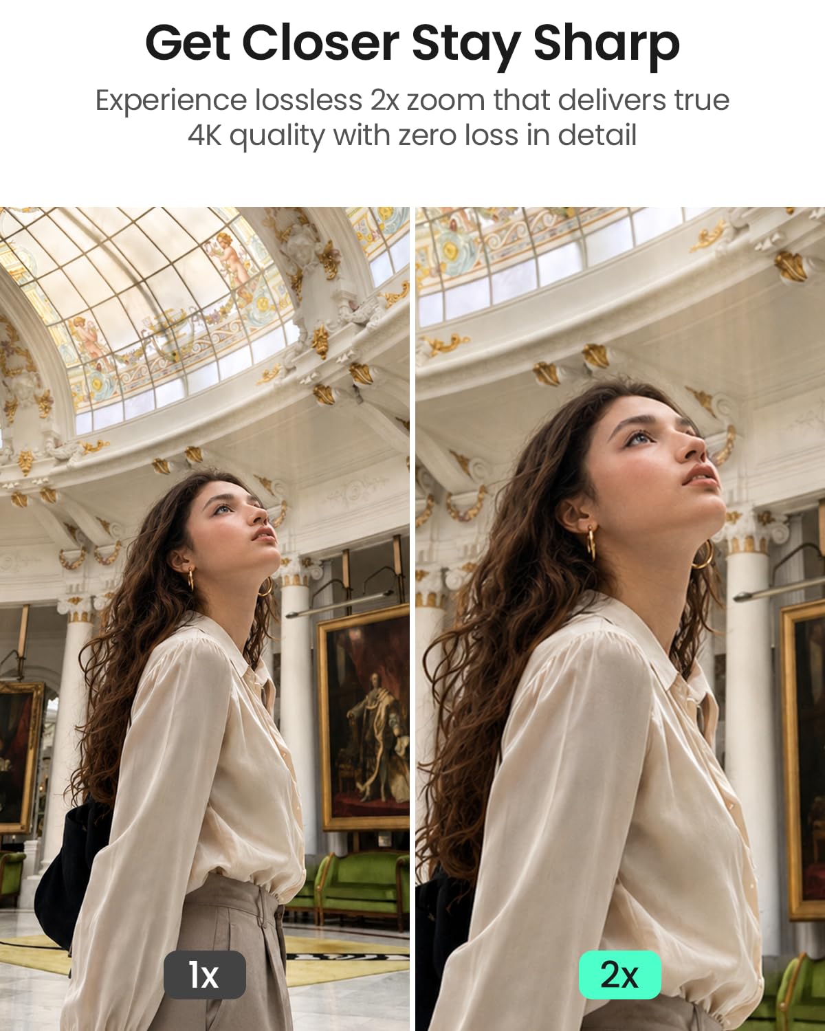 Xtra Muse, Vlogging Camera with 1'' CMOS & 4K/120fps Videos, Pocket Camera with 3-Axis Gimbal Stabilizer, Fast Focusing, Face/Object Tracking, Digital Video Camera for Photography, Digital Camera 3