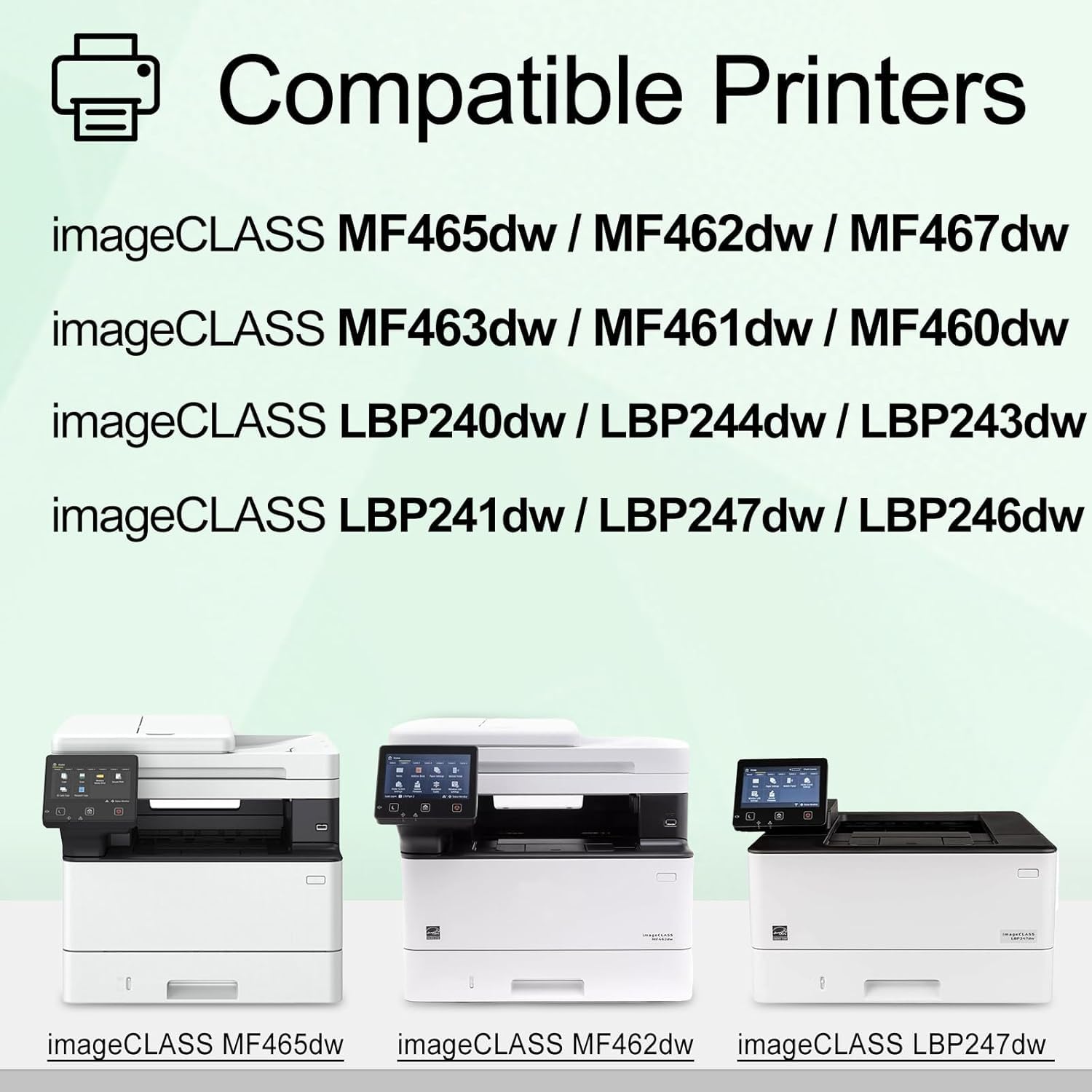 VERENA CRG 070 / 070H Compatible Toner Cartridge with Canon imageCLASS LBP247dw LBP244 LBP241 LBP243dw LBP246dw MF461dw MF463dw MF467dw MF465dw MF462dw Printer (with Chip) 2