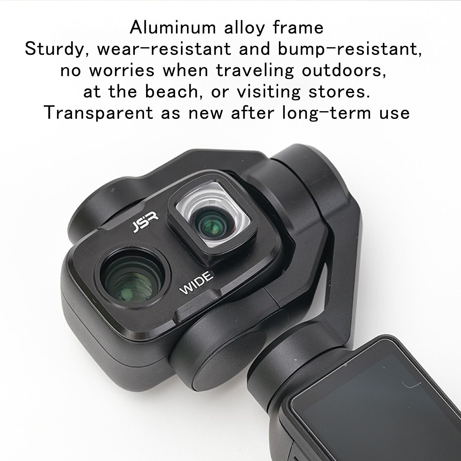 XCSFDCA Wide-Angle Lens for DJI Osmo Pocket 4P,Filter 1/4 Black Soft/ND Filter Accessories Adjustable for DJI Osmo Pocket 4 Pro (Wide Angle) 6