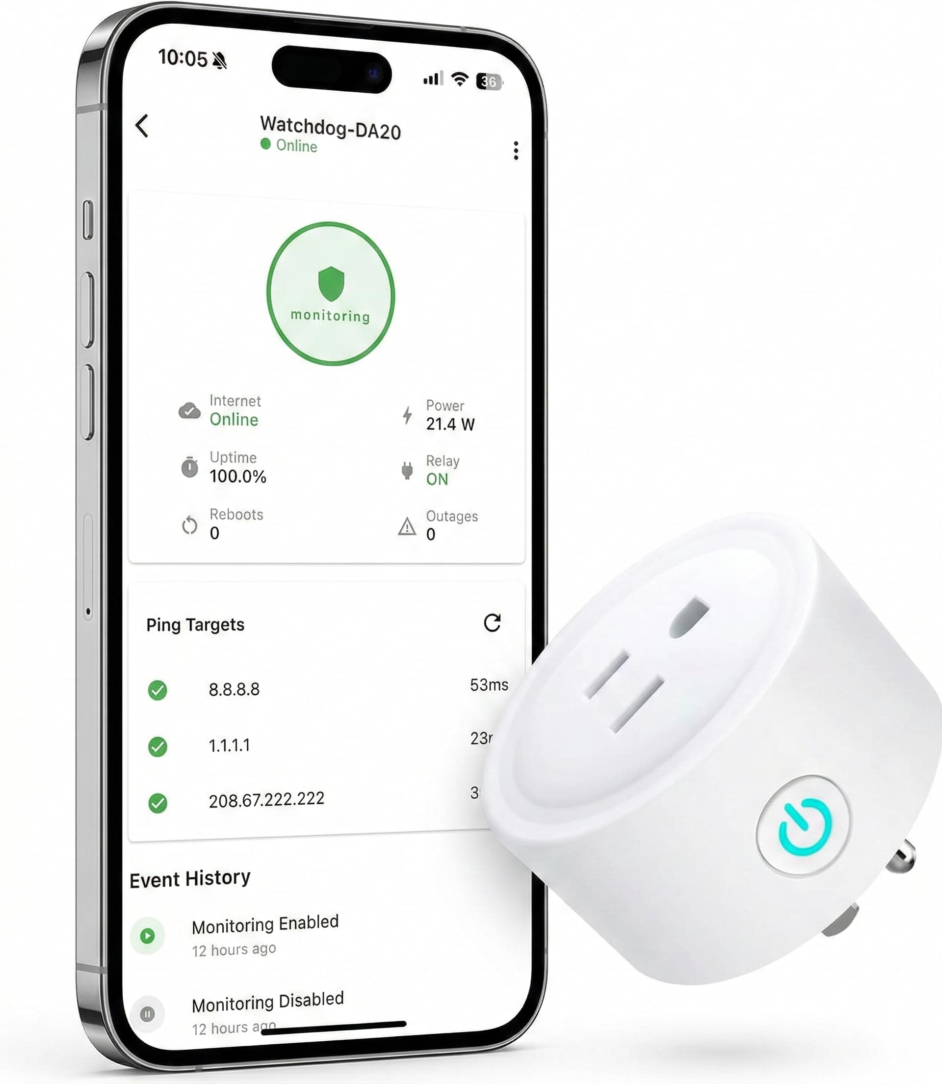 PumpFuse Internet Watchdog | Auto Router Rebooter | Fixes Frozen Internet | No Cloud, No Subscription | Vacation Rental & Smart Home Essential | Works with Home Assistant, OpenClaw & Local API 1