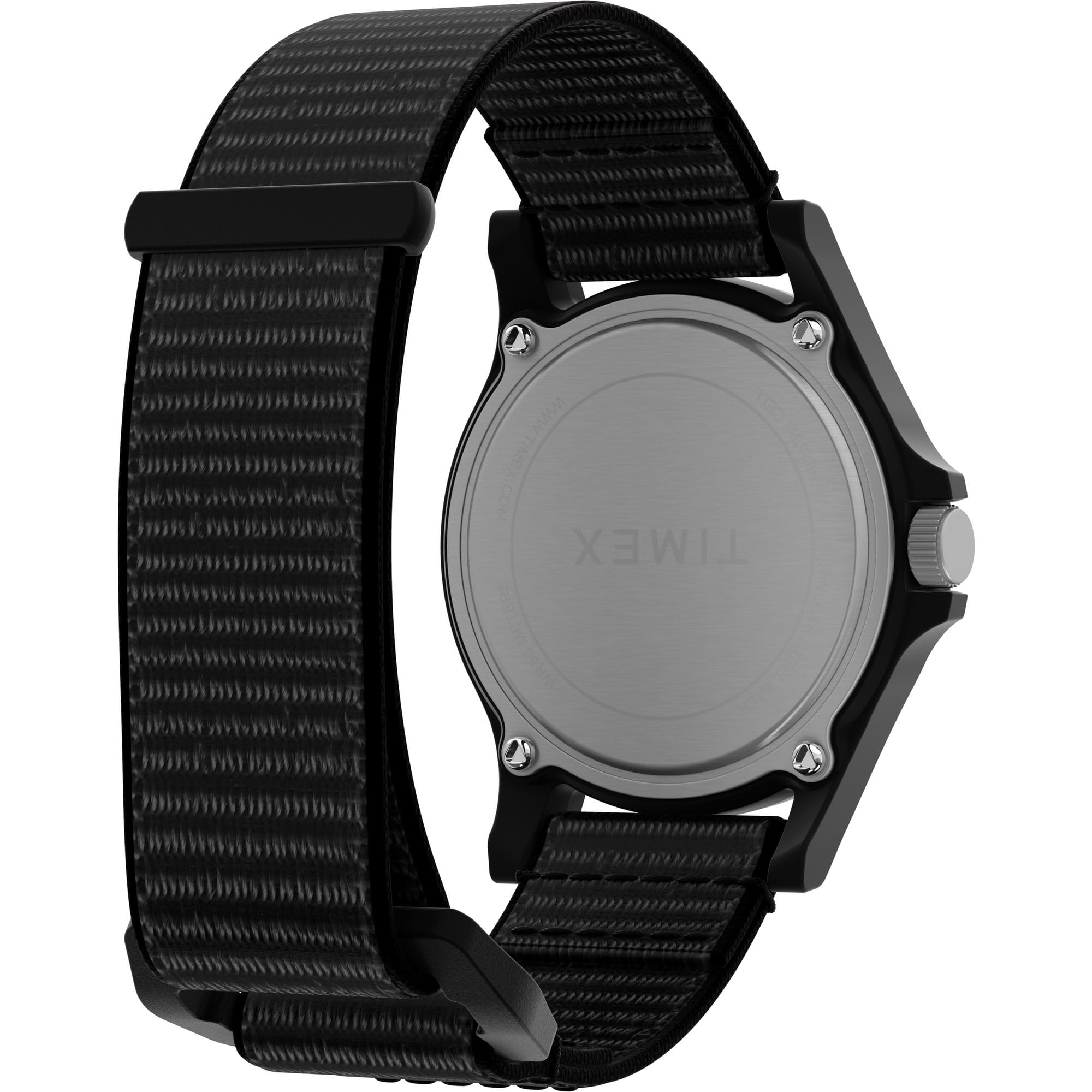 Timex Unisex Grand Teton National Park 40mm Watch - Black Fastwrap Green Dial Black Case 6