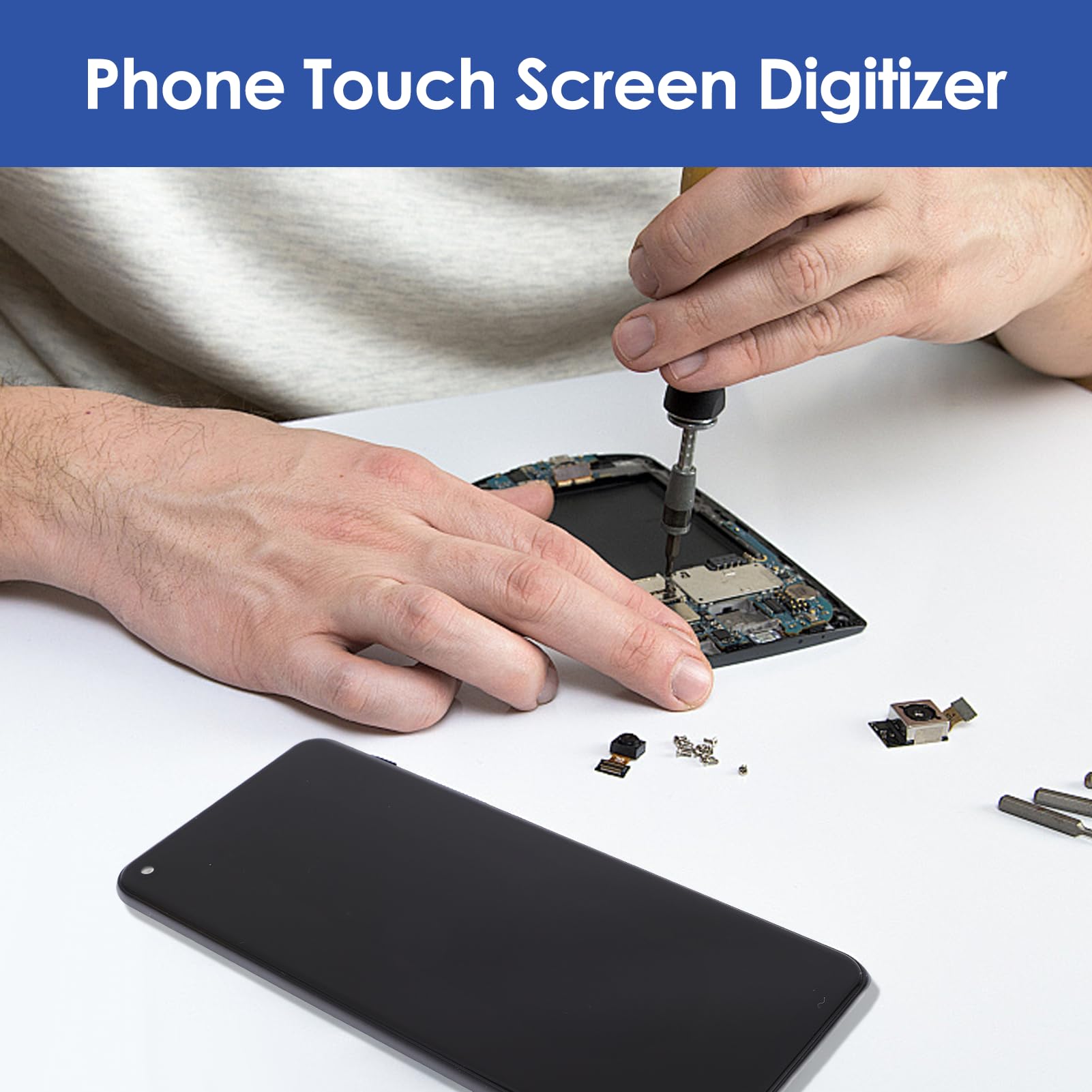 TFT for 8Pro, 1+8Pro, Phone Screen Replacement TFT Touch Screen Display Digitizer Assembly with Repair Kit for 8Pro 4