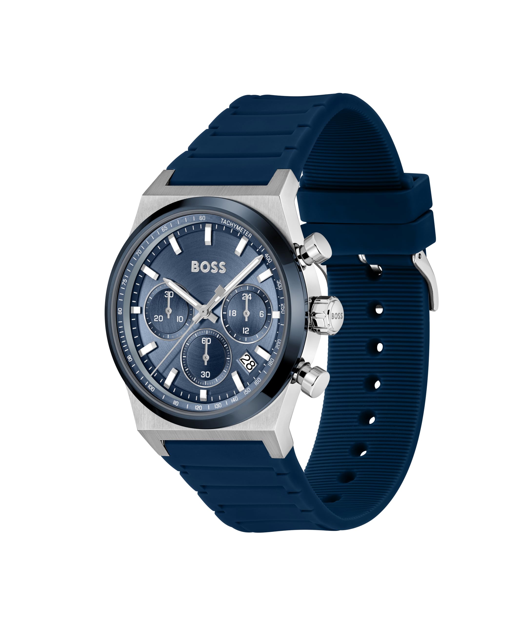 BOSS Men's Chronograph Watch – Candor Collection, Stainless Steel Case, Quartz Movement, Stopwatch Function, Sporty & Elegant Design - Gift for Him 3