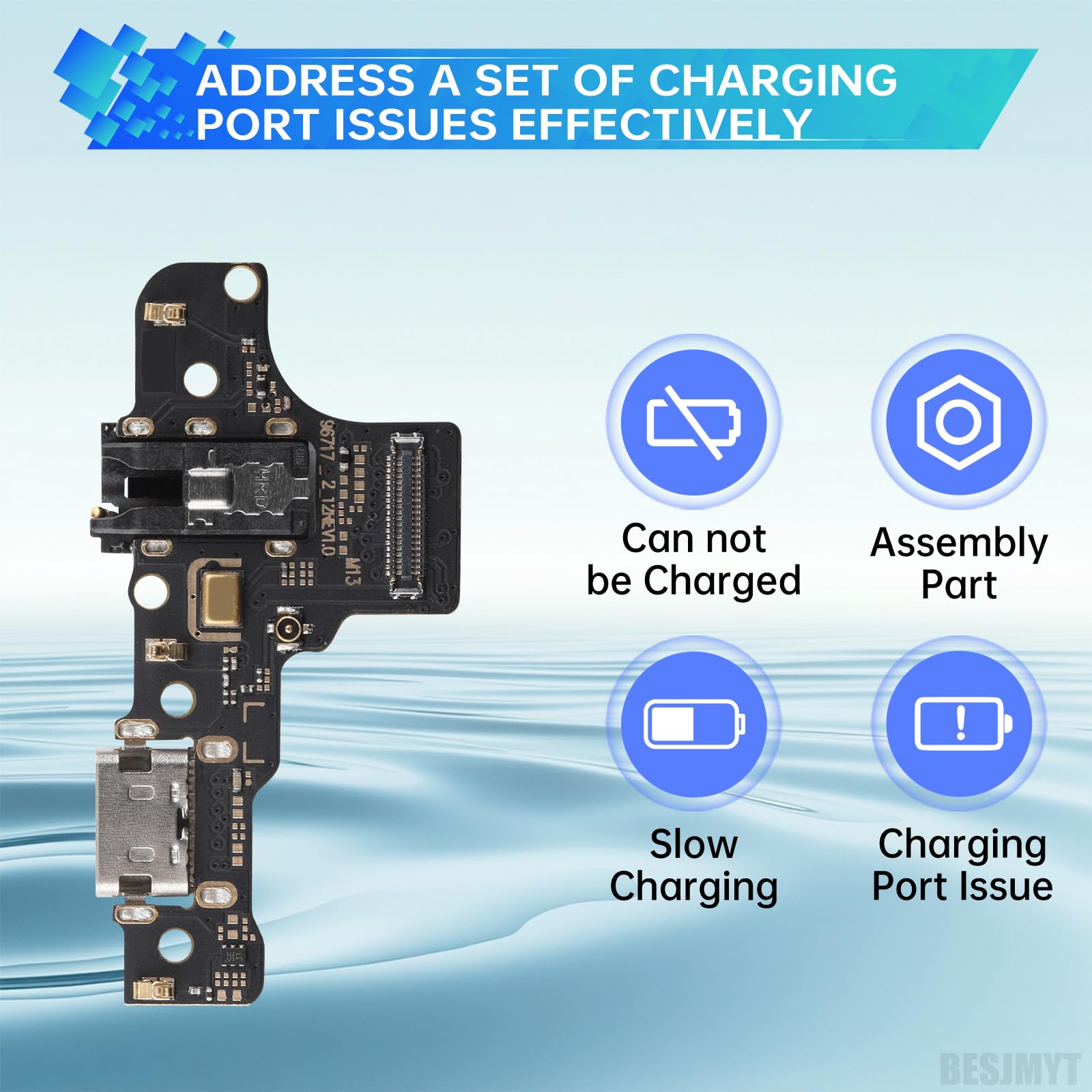 BESJMYT Charging Port Replacement for Samsung Galaxy A21 5