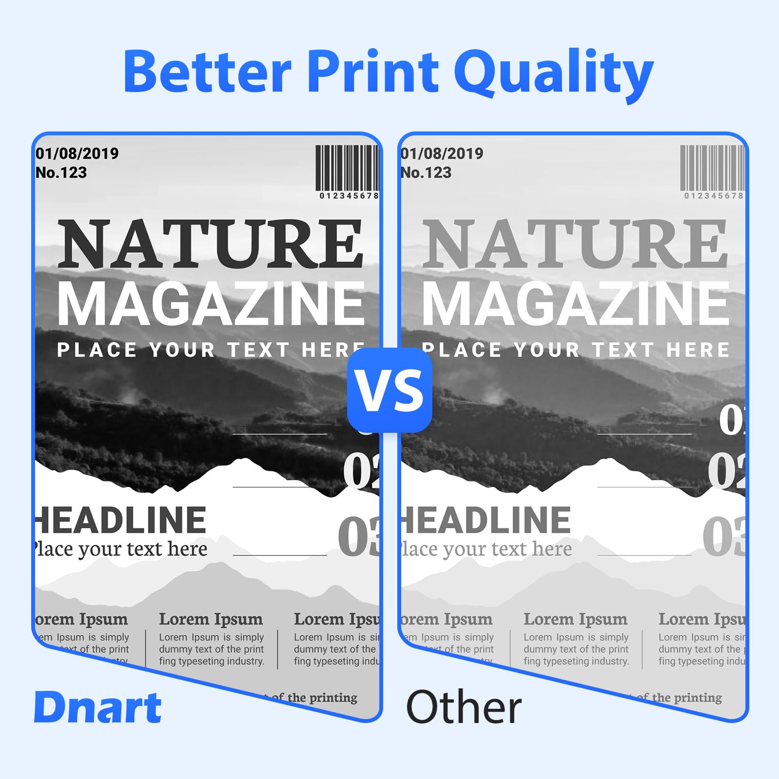 DNART Compatible Toner Cartridge Replacement for Brother TN660, 2 Black 6