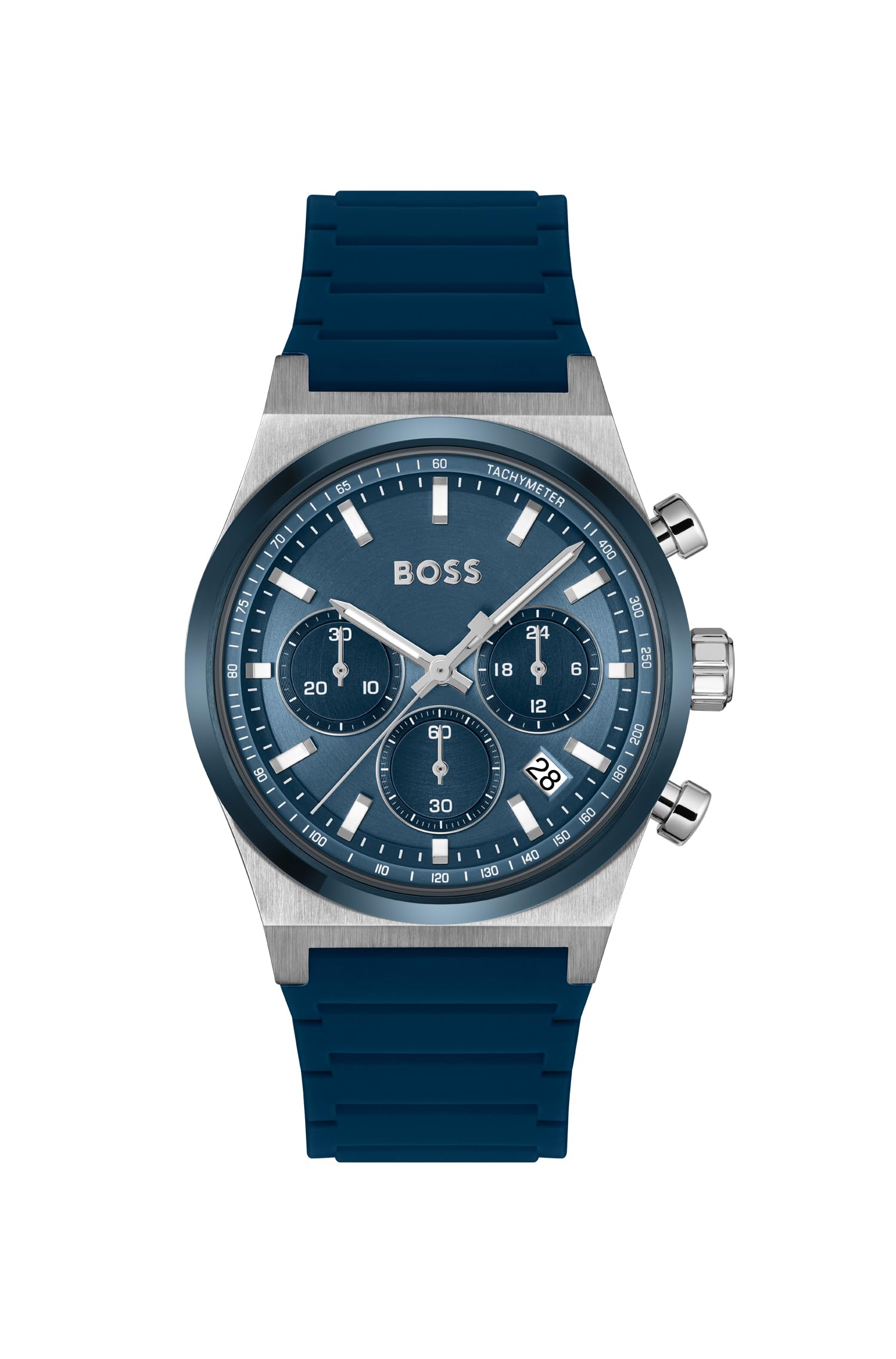 BOSS Men's Chronograph Watch – Candor Collection, Stainless Steel Case, Quartz Movement, Stopwatch Function, Sporty & Elegant Design - Gift for Him 1