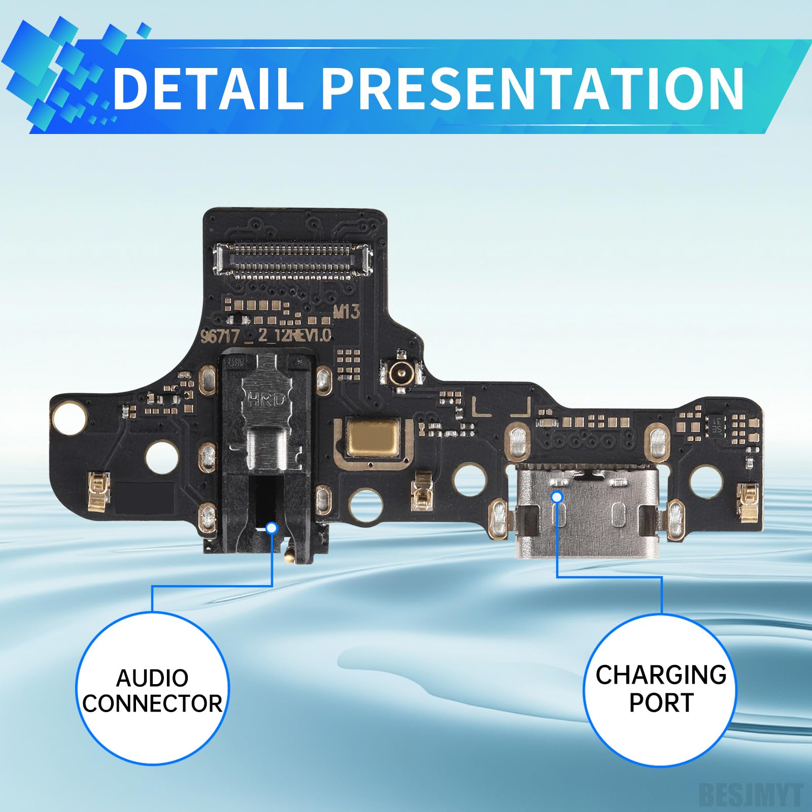 BESJMYT Charging Port Replacement for Samsung Galaxy A21 4