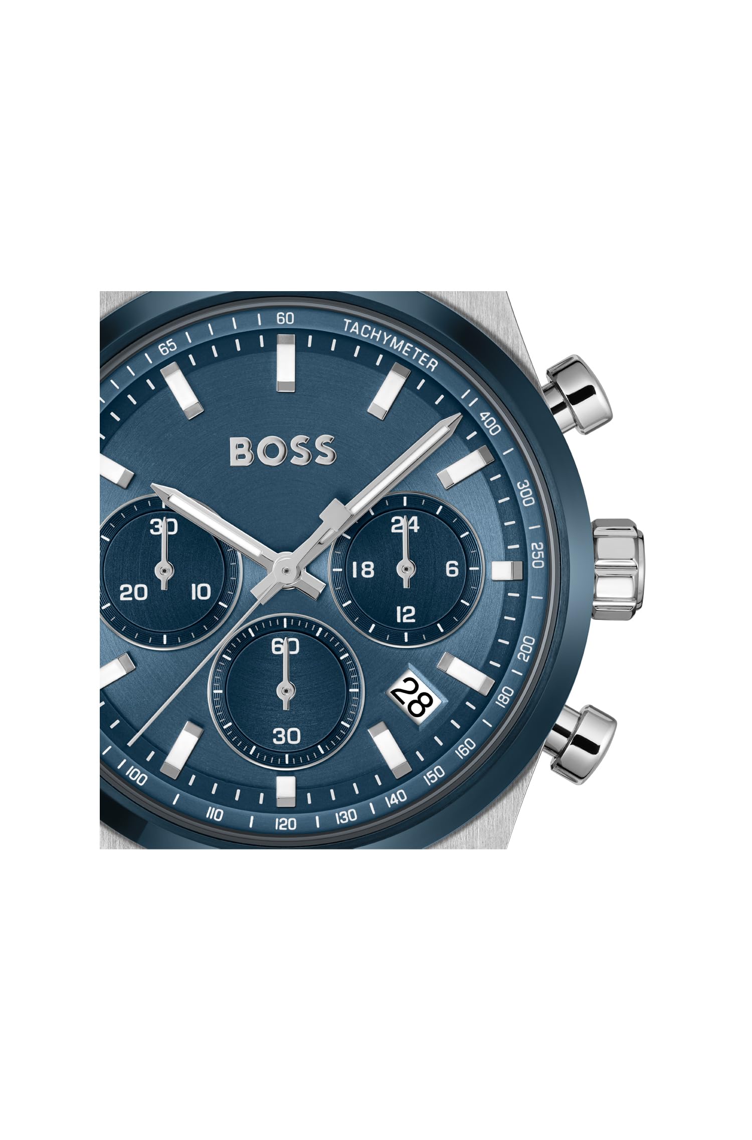 BOSS Men's Chronograph Watch – Candor Collection, Stainless Steel Case, Quartz Movement, Stopwatch Function, Sporty & Elegant Design - Gift for Him 4