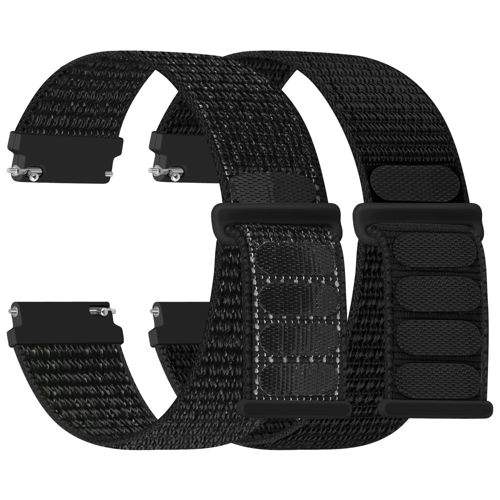Relting 18mm Nylon Bands Compatible with Fossil Gen 6 42mm/Fossil Women's Gen 5E 42mm/Gen 4/HR Gen 4/Gen 3,Garmin Vivoactive 4S/Vivomove 3S/Venu 3S/Vivomove 3S/Venu 2S,Fossil Casio Citizen Timex 1