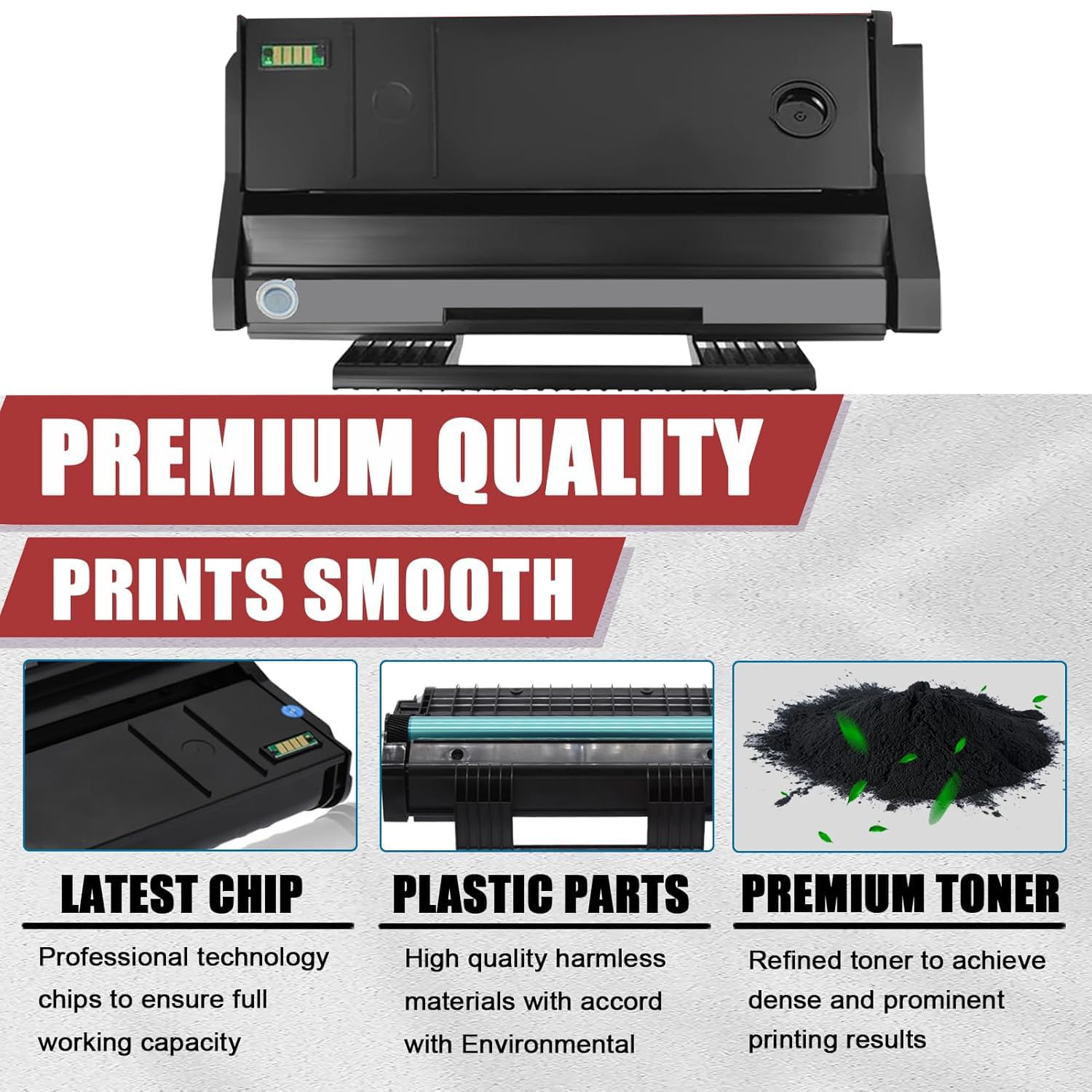 VERENA SP 100 / SP 111 Black Toner Cartridge Compatible with Ricoh SP 111, SP 111SU, SP 111SF,Sp100,Sp100Su,Sp100Sf SP112 SP112SU SP112SF Printers 5