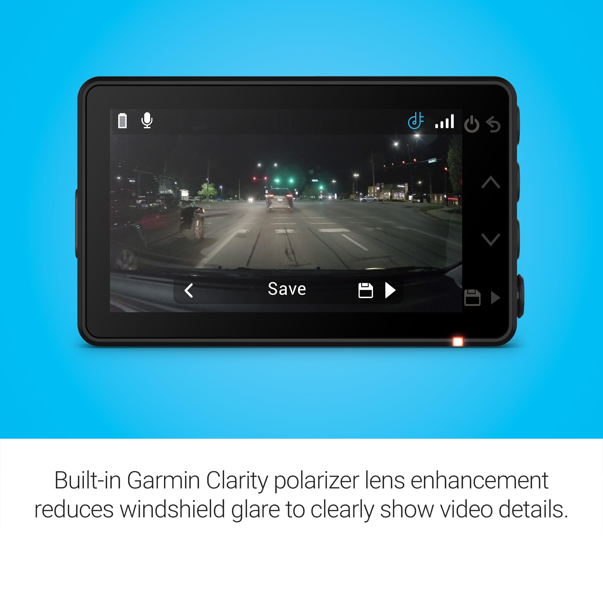 Garmin X110 Compact 1080p HD Dash Cam with 140-degree FOV and Signature Series Constant Power Bundle 4