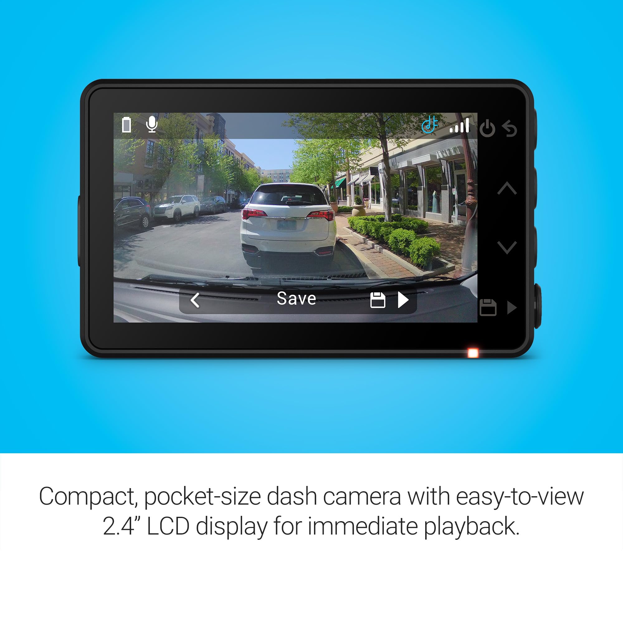 Garmin X110 Compact 1080p HD Dash Cam with 140-degree FOV and Signature Series Constant Power Bundle 5