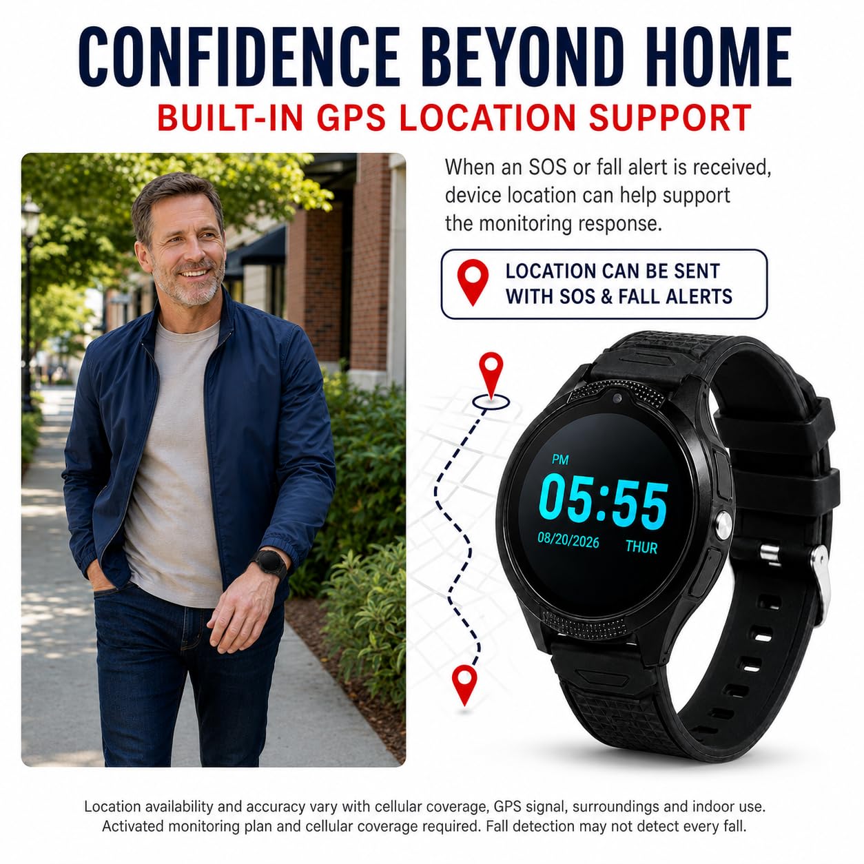 Elevate Your Connectivity and Style with Our 4G Cellular Round Smart Watch – Ultimate Convenience, Safety, and Elegance in One Device! 6
