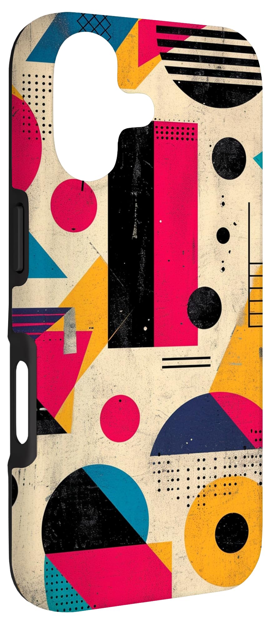 Retro 80s 90s Geometric Pattern Colorful Shapes 1980s Retro Case for iPhone 17 3