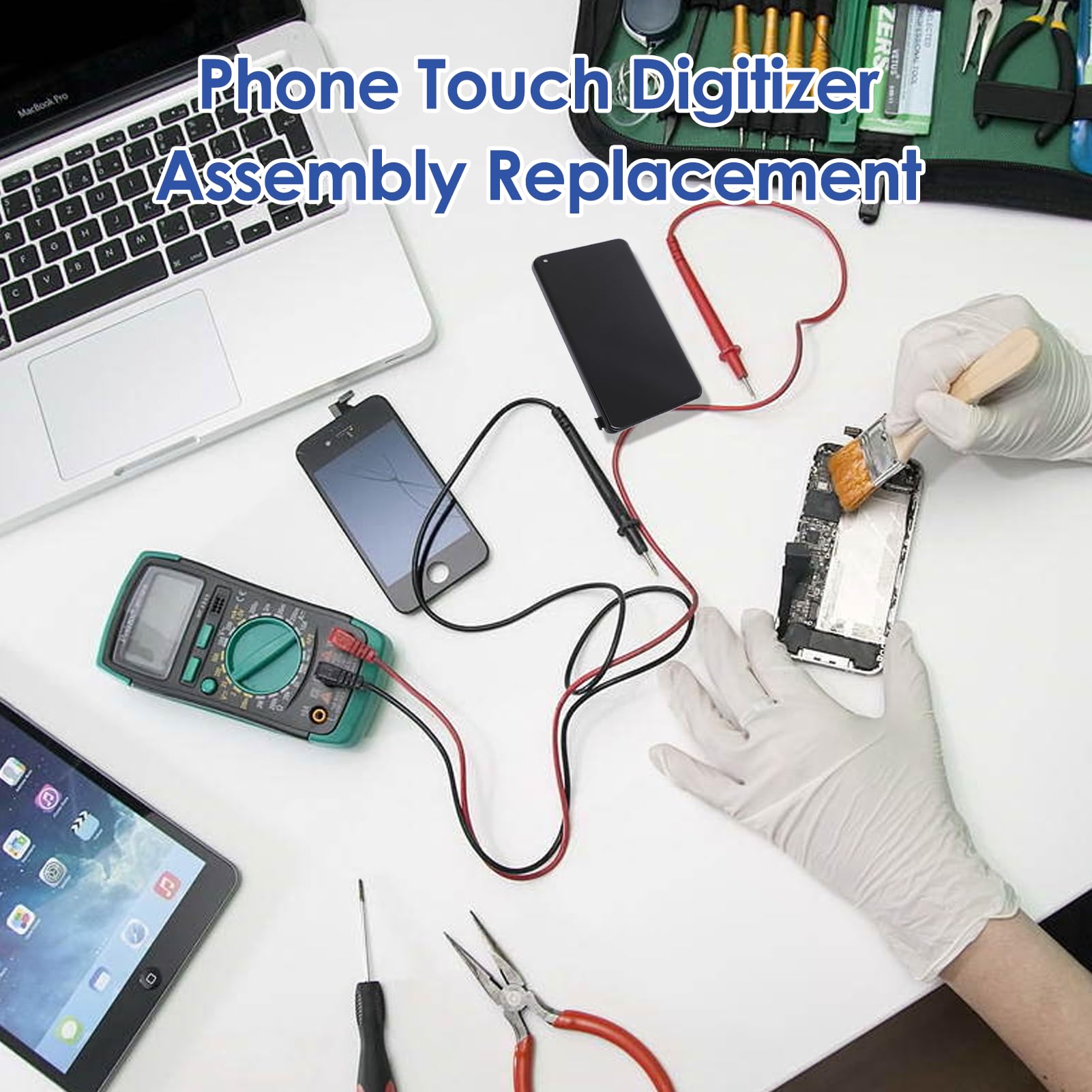 TFT for 8Pro, 1+8Pro, Phone Screen Replacement TFT Touch Screen Display Digitizer Assembly with Repair Kit for 8Pro 5