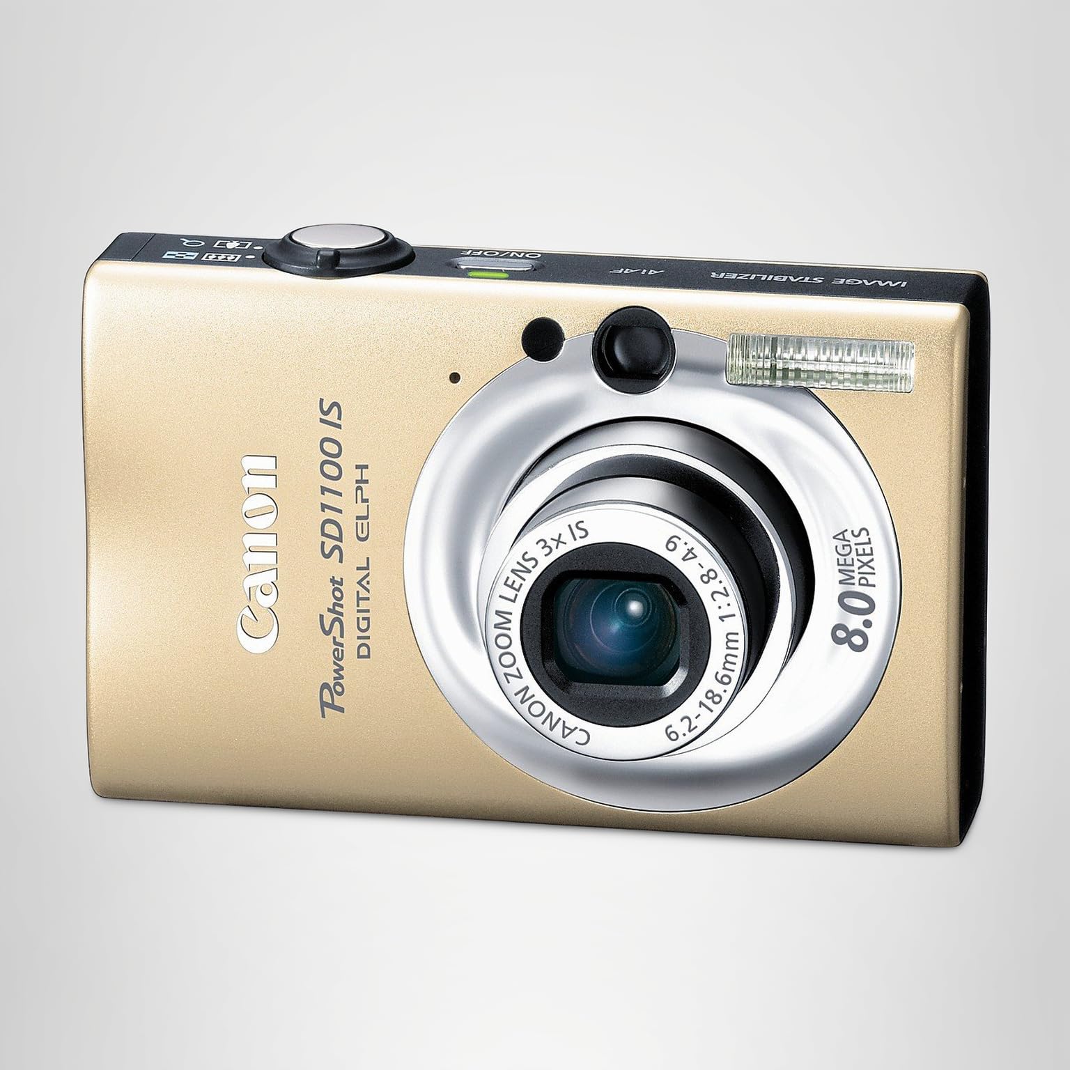 Canon PowerShot SD1100IS 8MP Digital Camera with 3x Optical Image Stabilized Zoom (Gold) 6