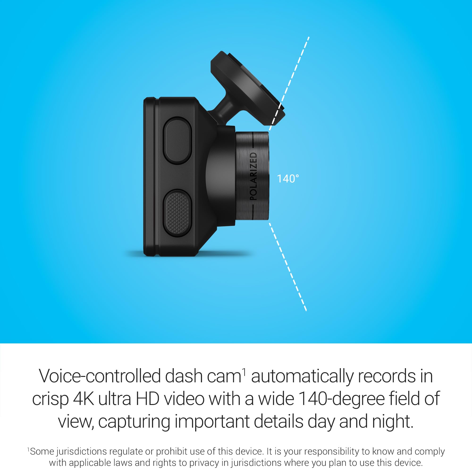 Garmin X310 Compact 4K Dash Cam with 140-degree Field of View with Signature Series Cloth 3