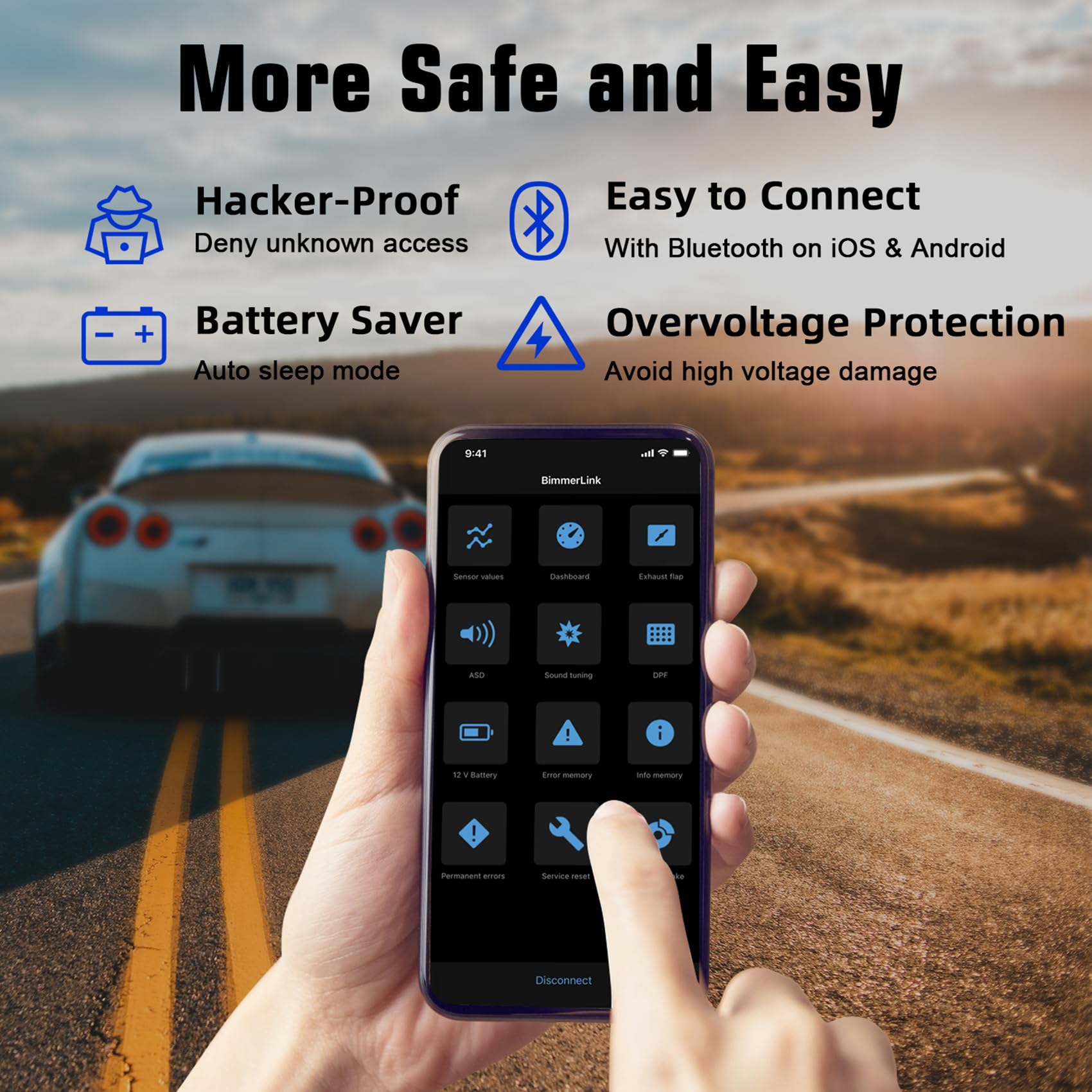 vLinker vLinker FS Bluetooth OBD2 Scanner Diagnostic Tool Wireless Code Reader for iPhone, Android & Windows Bi-Directional Control Car Diagnostic Scanner,All Systems Diagnosis, 30+ Services 4