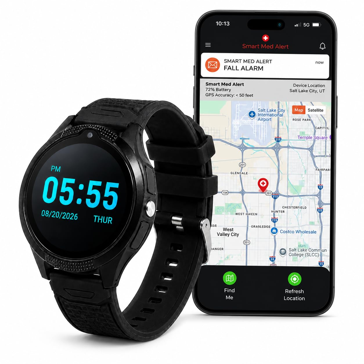 Elevate Your Connectivity and Style with Our 4G Cellular Round Smart Watch – Ultimate Convenience, Safety, and Elegance in One Device! 1