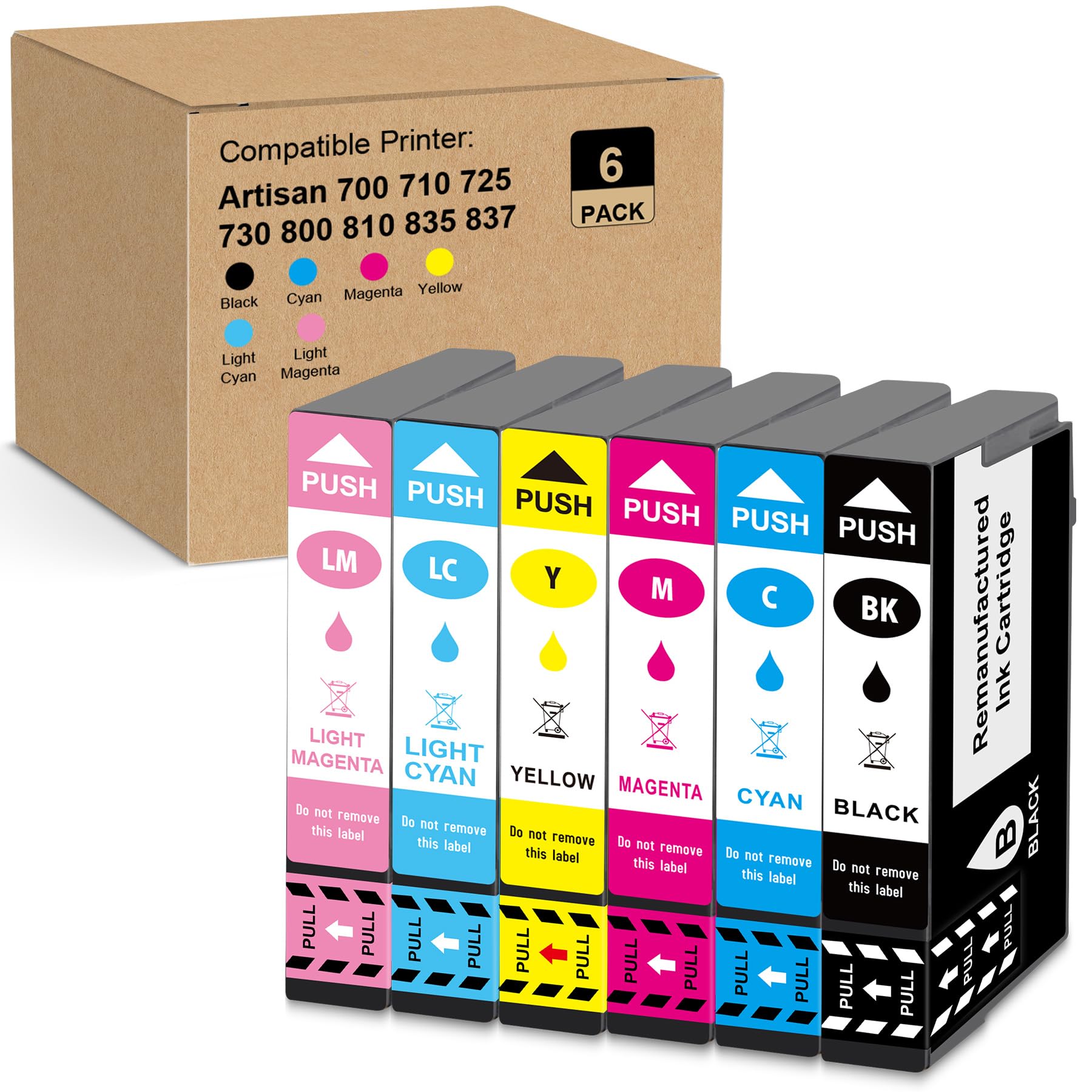 Remanufactured Ink Cartridges Replacements for T098 T98 Ink Cartridges 1