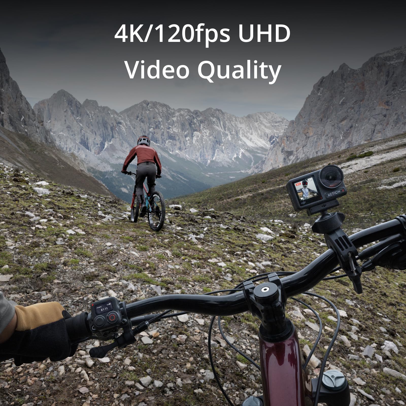 DJI Osmo Action 4 Essential Combo, Waterproof Action Camera Vlogging Camera 6