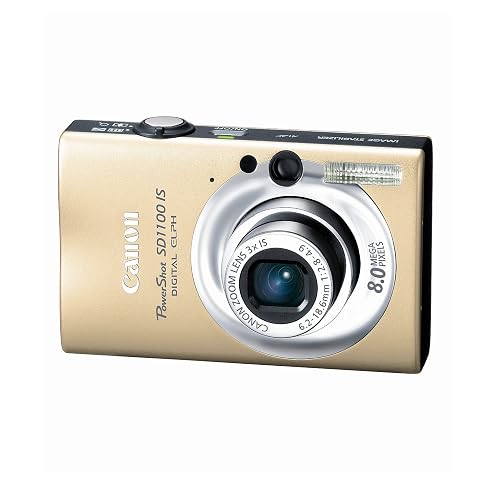 Canon PowerShot SD1100IS 8MP Digital Camera with 3x Optical Image Stabilized Zoom (Gold) 2