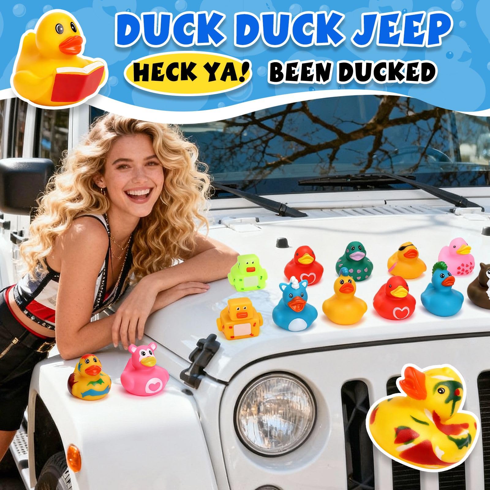 VISRIE 60 Pcs Rubber Ducks in Bulk 5