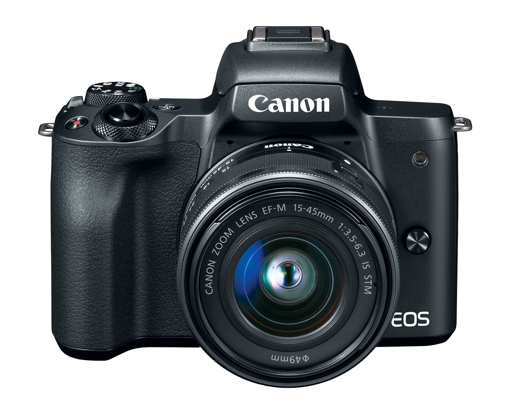 Canon EOS M50 Black + EF-M 15-45 mm is STM Black + SB130 + SanDisk SD 16 GB 6