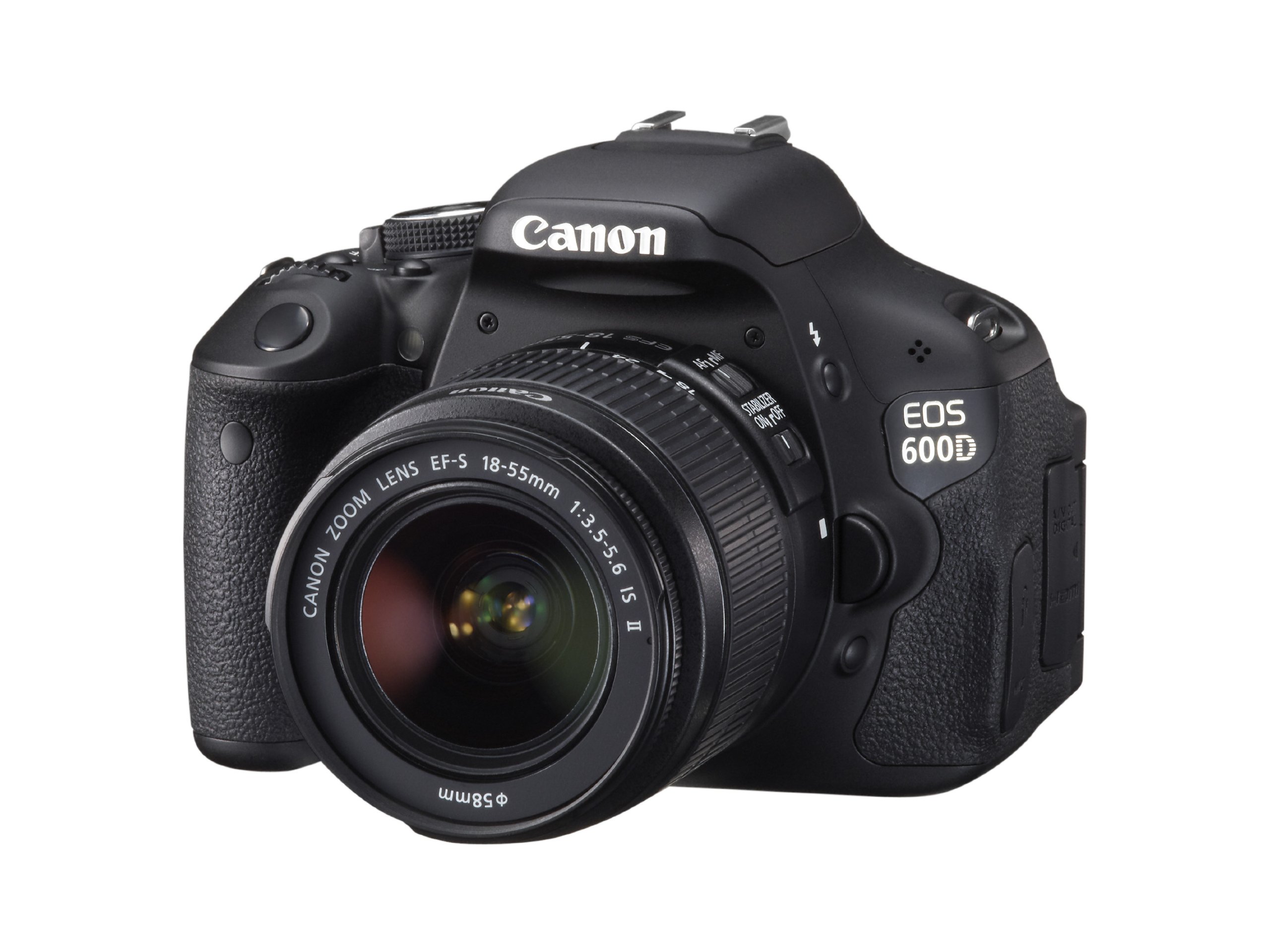 Canon EOS 600D (European EOS Rebel T3i) 18 MP CMOS Digital SLR Camera and DIGIC 4 Imaging with EF-S 18-55mm f/3.5-5.6 is Lens 3