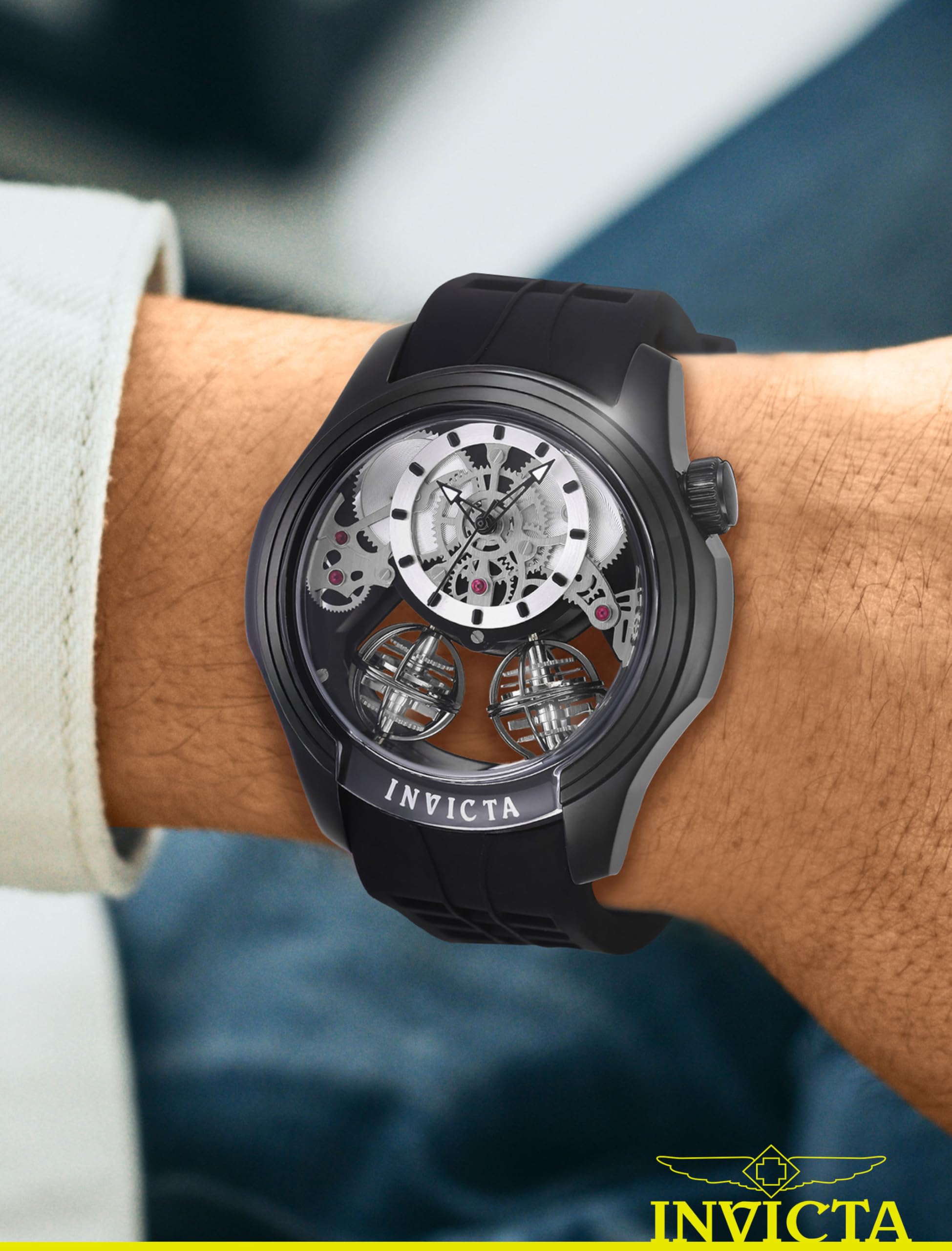 Invicta Specialty Quartz Black Dial Men's Watch 47374 2