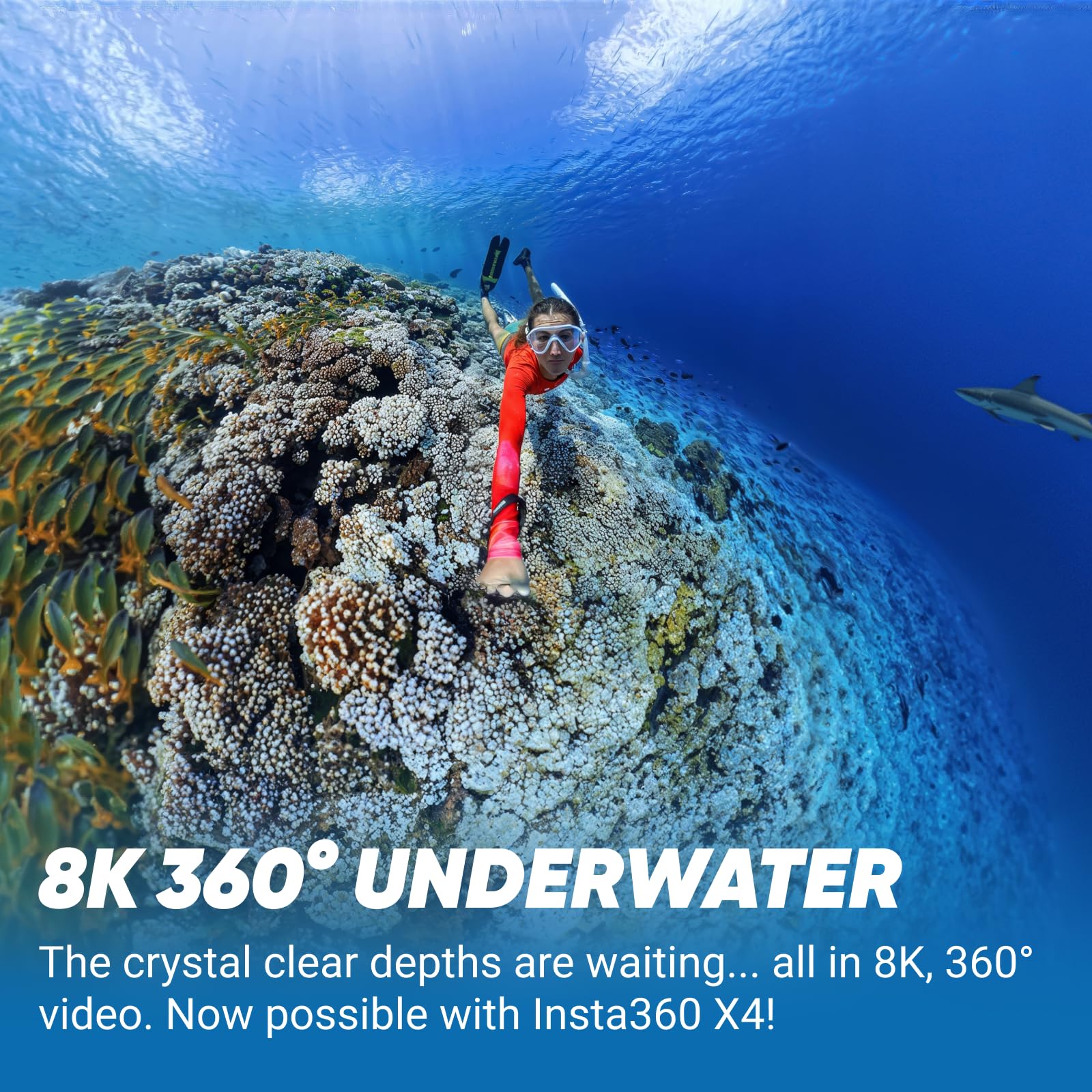 Insta360 X4 Motorcycle Handlebar Bundle - Waterproof 8K 360 Action Camera, 4K Wide-Angle Video, Invisible Selfie Stick Effect, Removable Lens Guards, 135 Min Battery Life, AI Editing, Stabilization 2