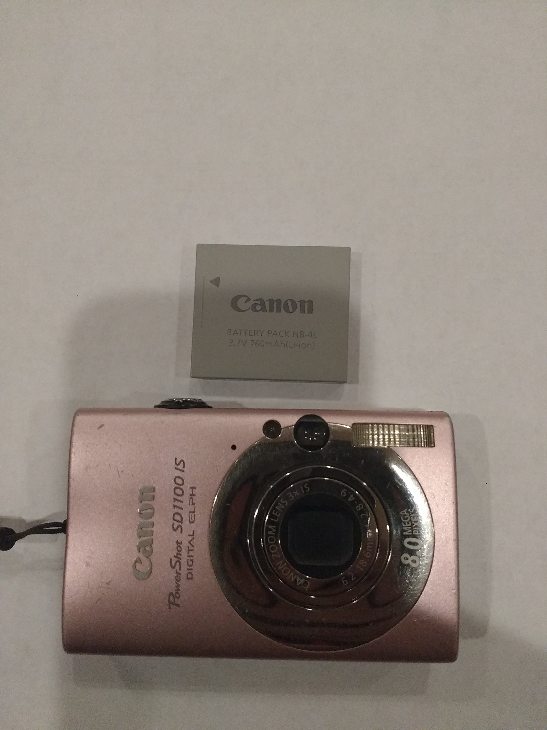 Canon PowerShot SD1100IS 8MP Digital Camera with 3x Optical Image Stabilized Zoom (Pink) 1