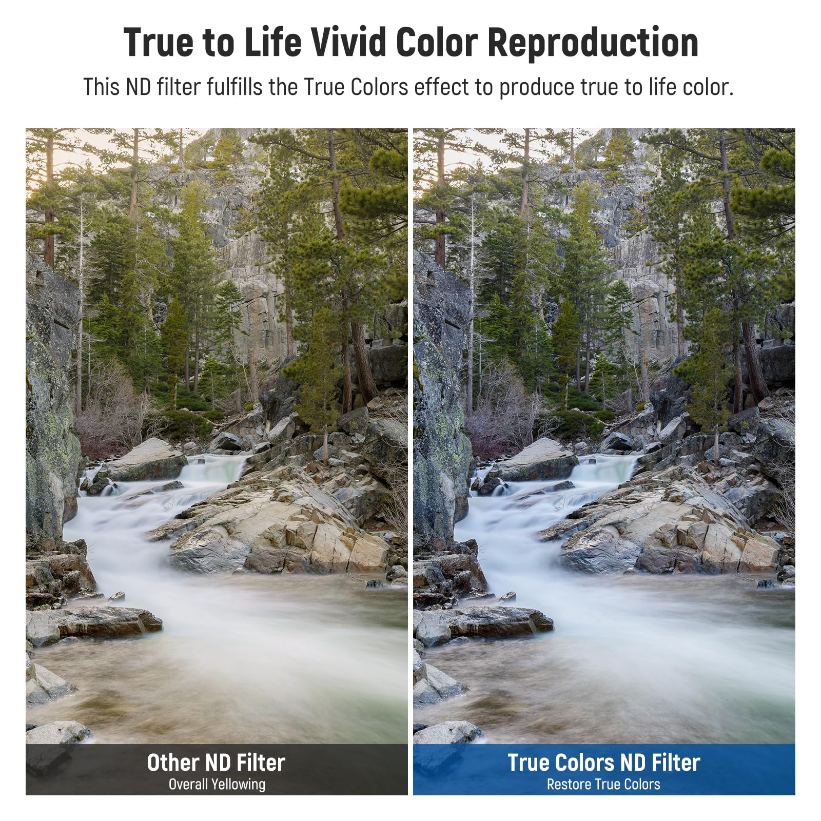 NEEWER 43mm True Colors Variable ND Filter ND2-ND32 & CPL, 2 in 1 Adjustable Neutral Density and Circular Polarizing Filter, Multi Coated HD Optical Glass/Aluminum Frame 6