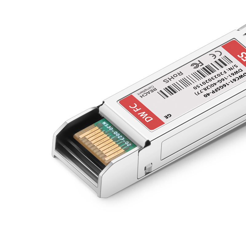 Generic C61 Compatible SFP+ 16G Fibre Channel DWDM 1528.77nm 40km DOM Duplex LC/UPC SMF Optical Transceiver Module 4