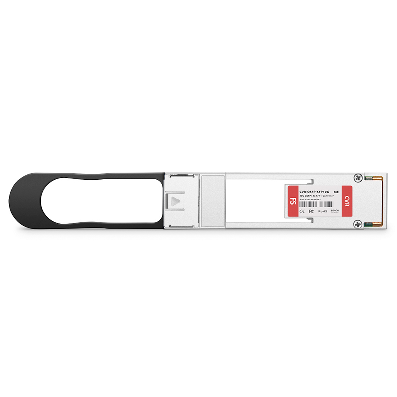 FS for Mellanox MAM1Q00A-QSA Compatible QSFP+ 40G to SFP+ 10G Adapter Converter Module 2