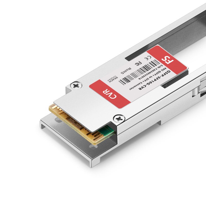 Cisco Compatible 40G QSFP+ to 10G SFP+ Adapter Converter Module with DDMI 4