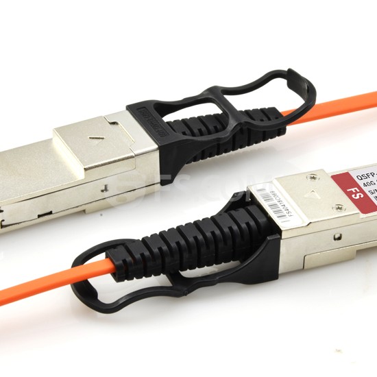 1.25m (4ft) 40G QSFP+ Active Optical Cable for FS Switches 3