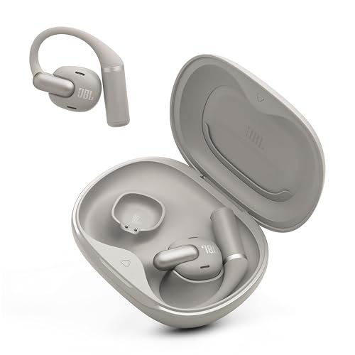 JBL Sense Pro Open Ear Headphones, Spatial Sound, Earhook Fit - Grey