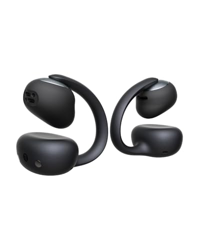 Baseus Bowie MC2 Open Ear Clip On Earbuds, CloudComfort 2.0 Wrap-Around Design, LDAC Hi-Res Audio, Bluetooth 6.0, 55H Playtime, 4-Mic AI Clear Call, IP67 Waterproof for Running Gym Workouts