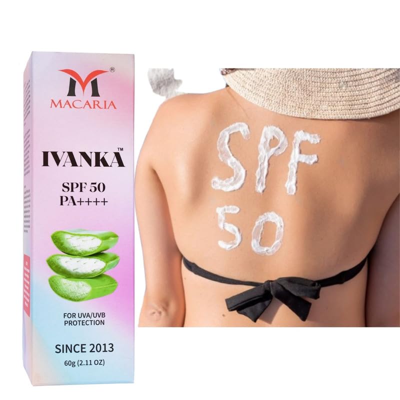 Ivanka SPF 50 Face with Hyaluronic Acid Daily, Aloe Vera Oil-Free