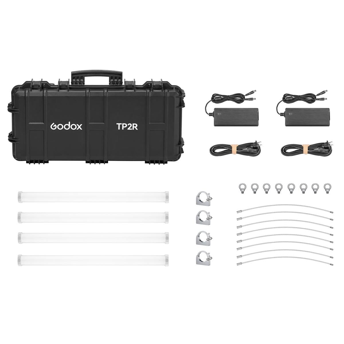 Godox Knowled TP2R-K4 RGBWW Pixel Tube Light 4 Light Kit