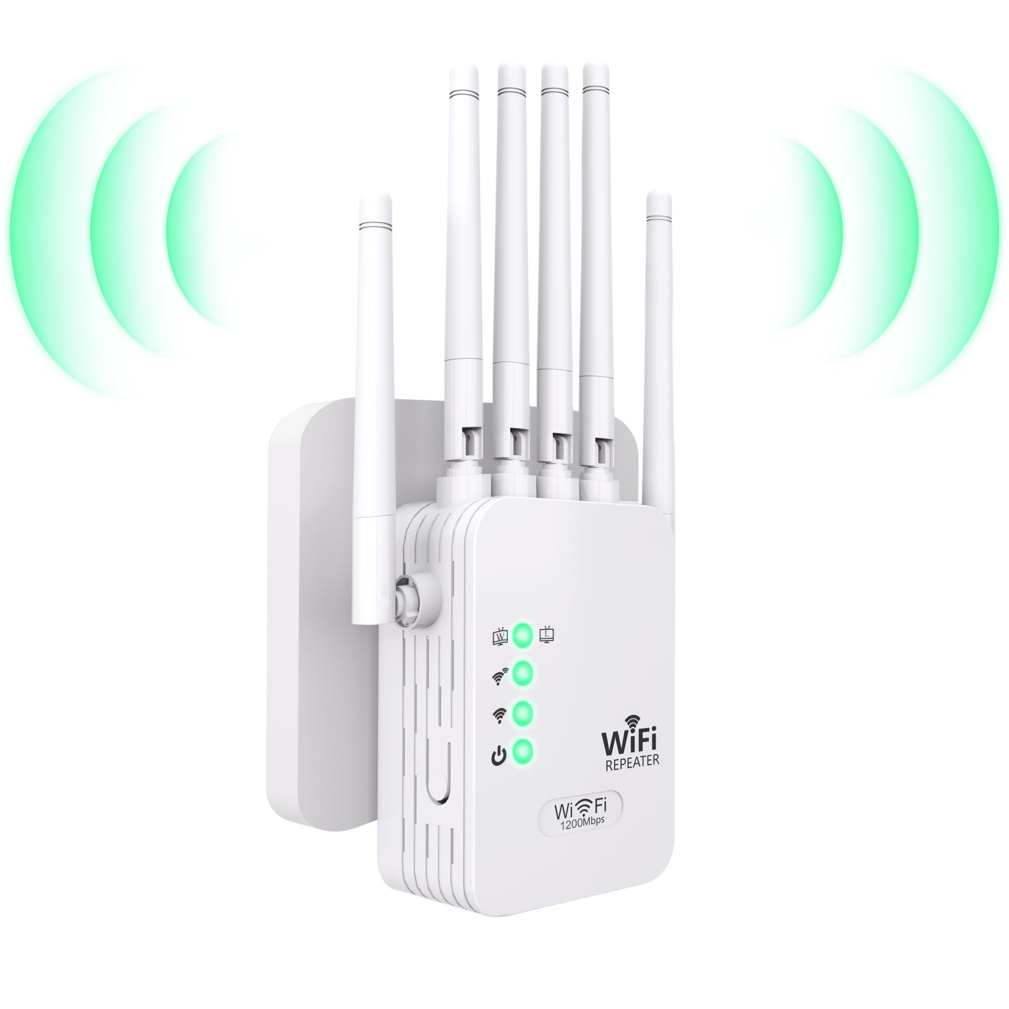 WiFi Extender Dual Band 2.4GHz 5GHz with 6 Antennas Wireless Booster