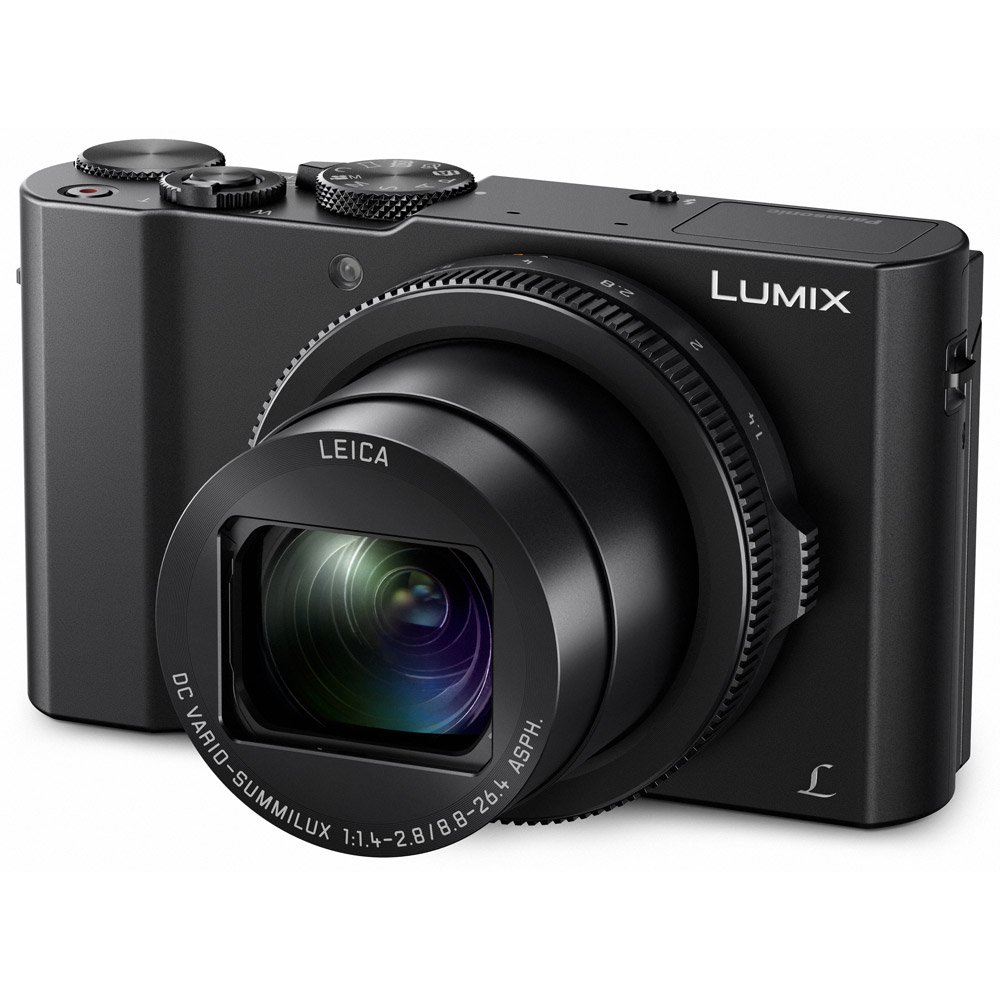 Panasonic LUMIX LX10 4K Digital Camera, 20.1 Megapixel 1-Inch Sensor, 3X Leica DC Vario-SUMMILUX Lens, F1.4-2.8 Aperture, Power O.I.S. Stabilization, 3-Inch LCD, DMC-LX10K (Black)