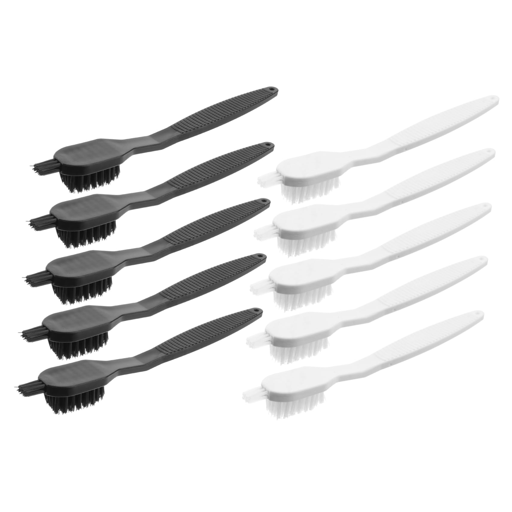 HOLIDYOYO 10pcs Kitchen Cleaning Brush Set Dish Scrubber for Kitchen Gadget Black Bristle Brush