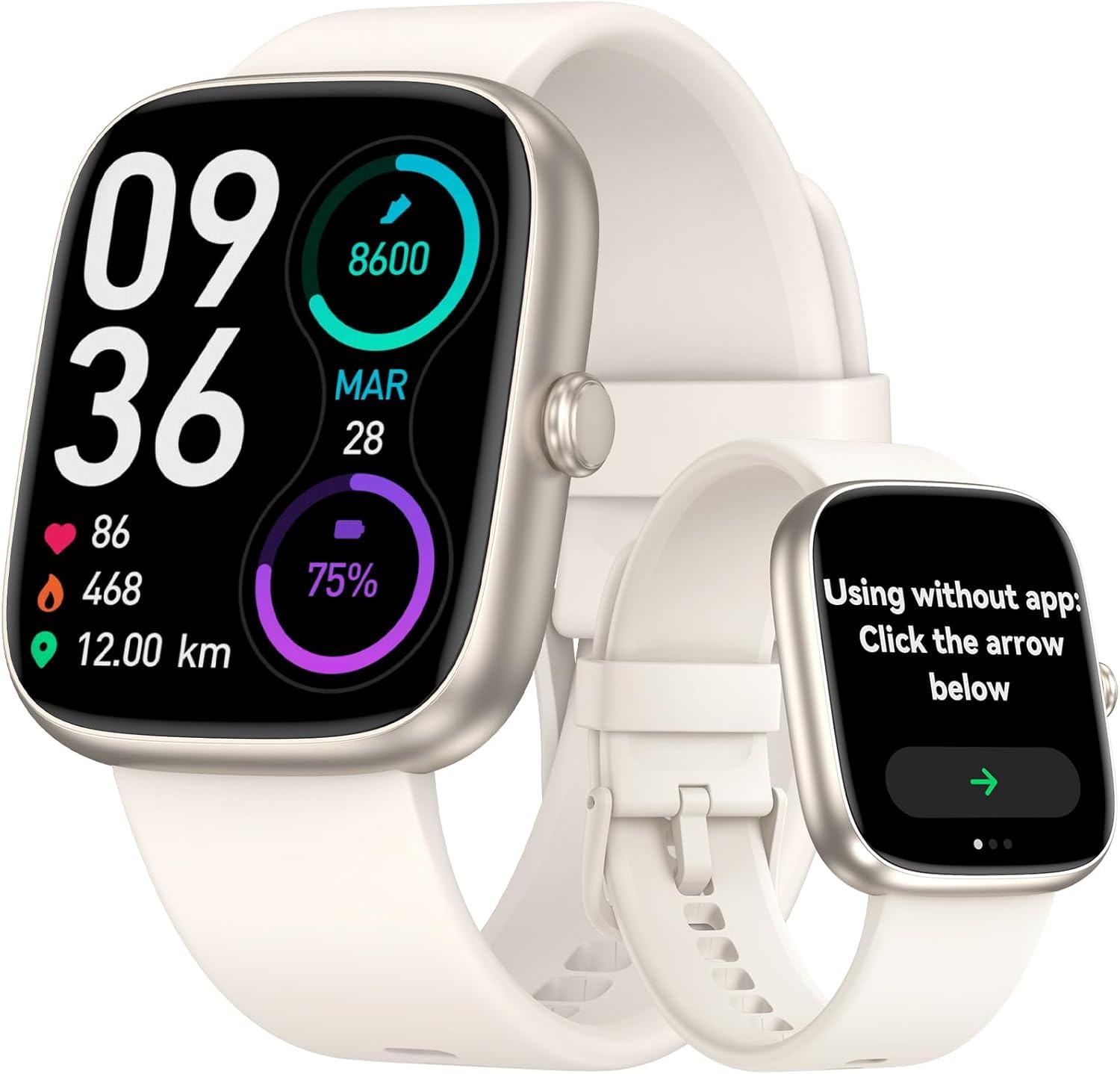 No APP No Phone Required Pedometer Watch, Senior Friendly, Step Counter