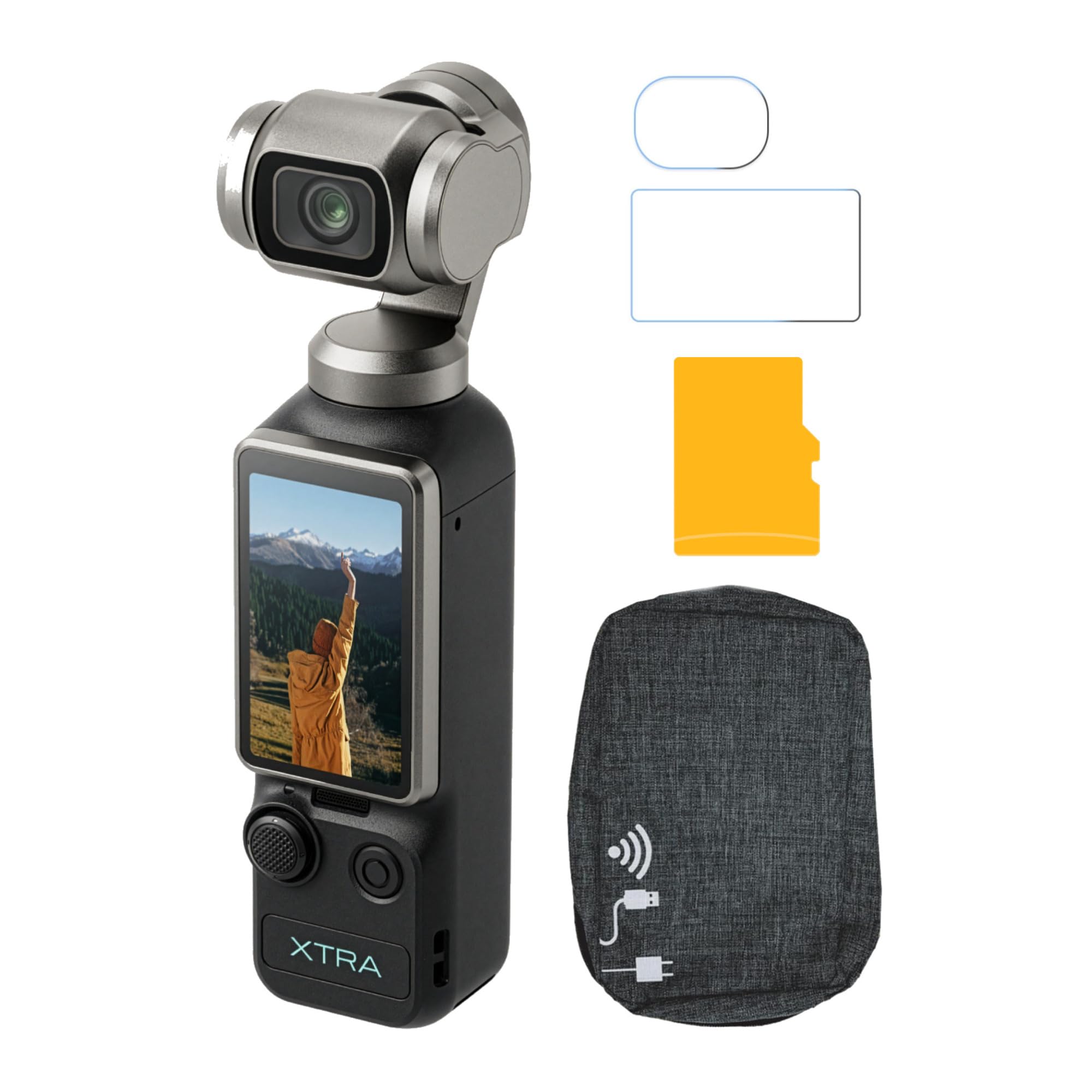 PNY Xtra Edge Muse Gimbal Action Camera Bundle