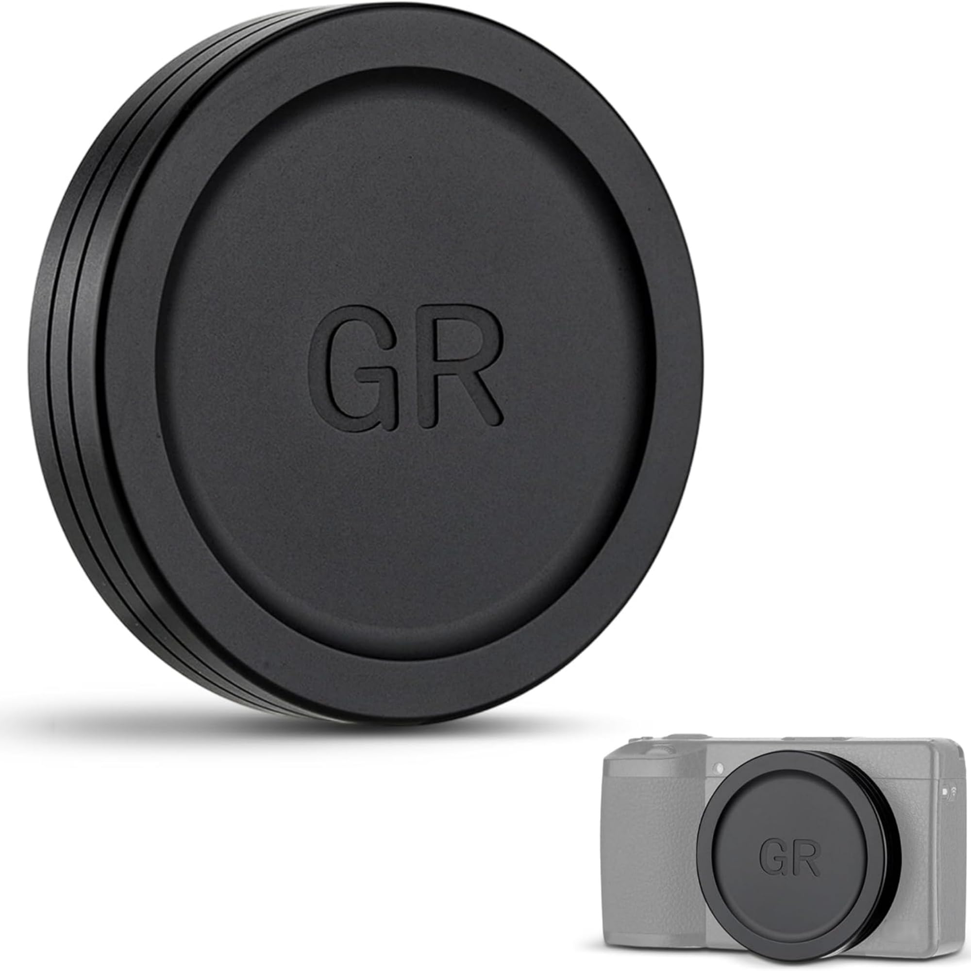 Camera Lens Cap for Ricoh GR IV GRIV GR4 GR IV HDF Monochrome with Soft EVA