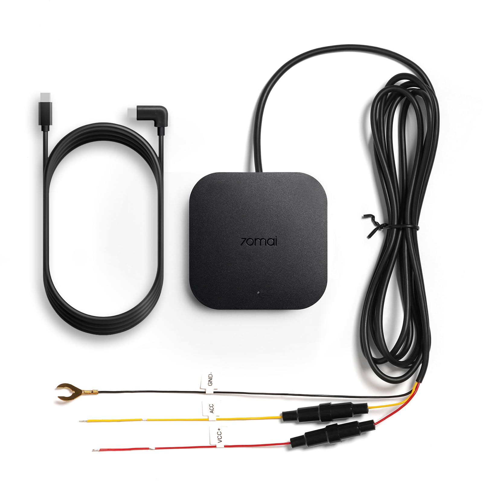 70mai 4G Hardwire Kit UP05, 4G Support, USB Type-C for Dash Cam A510, X200, A810, 12V-30V to 5V/2.4A, Remote Monitoring, Low Voltage Protection, 24H Parking Mode, Compatible with AT&T SIM Cards only
